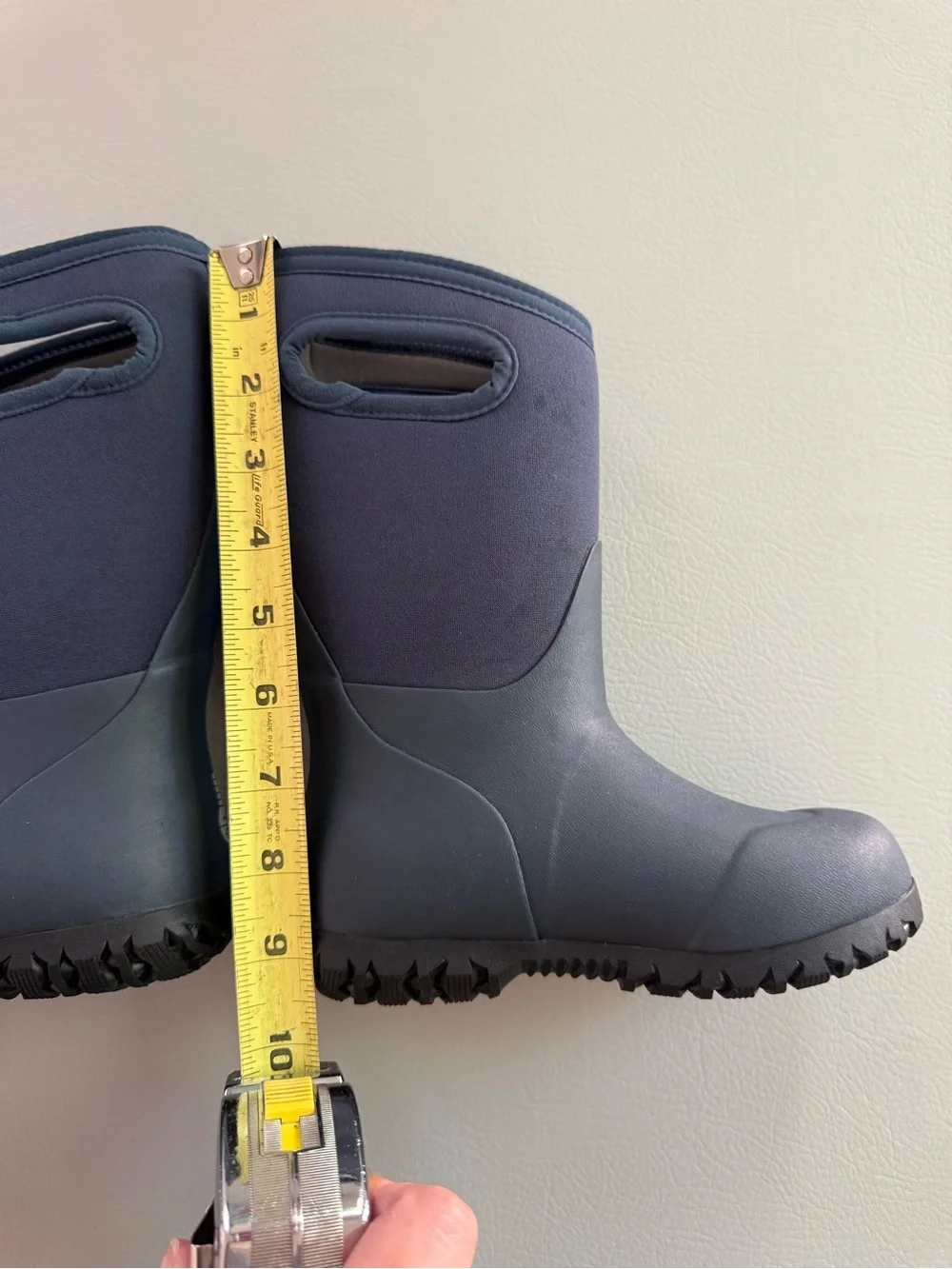 Bogs Boys York Blue Snow Boots Rain Boots size 11 Little Kids Waterproof Winter